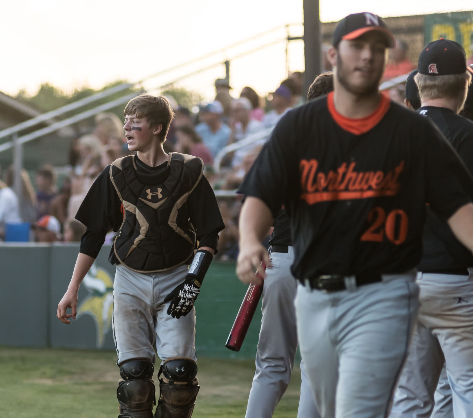 Friday night baseball action